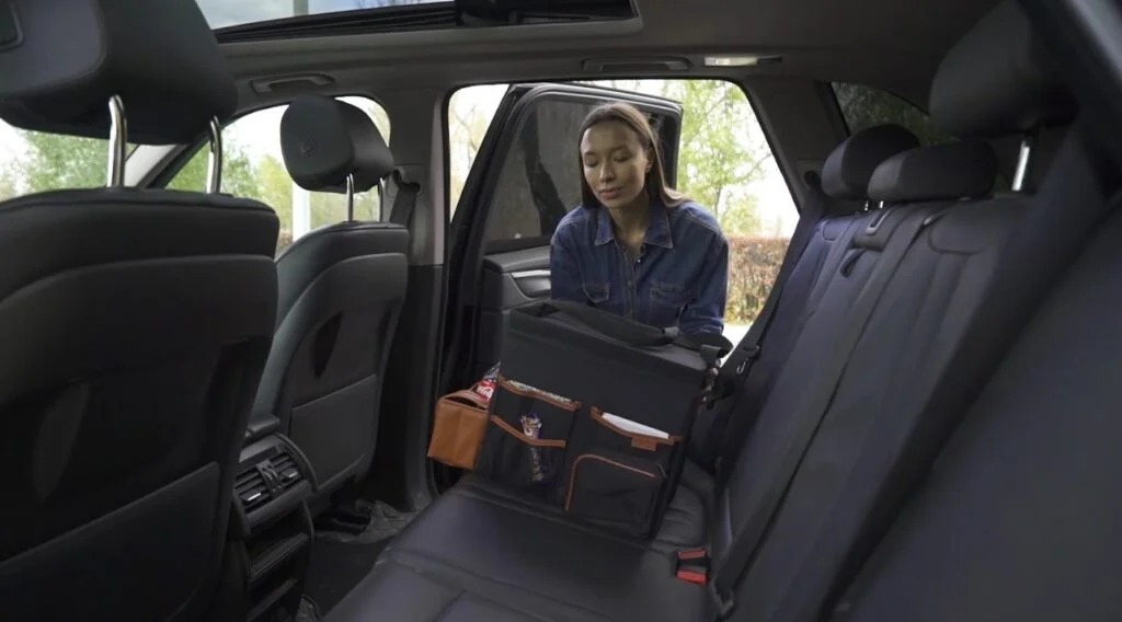 Jeep Wrangler rear storage